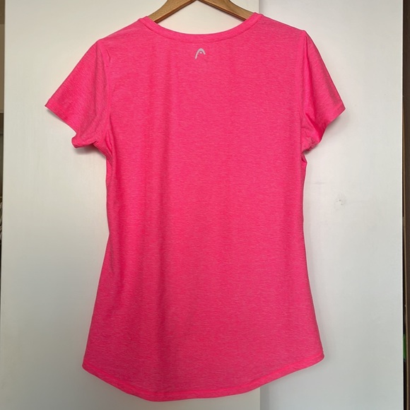 Pink Short Sleeve Athletic Top - Picture 4 of 4